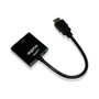 APPROX Adaptador HDMI a VGA con Audio APPC17 Negro